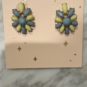 Floral Cluster Stud Earrings